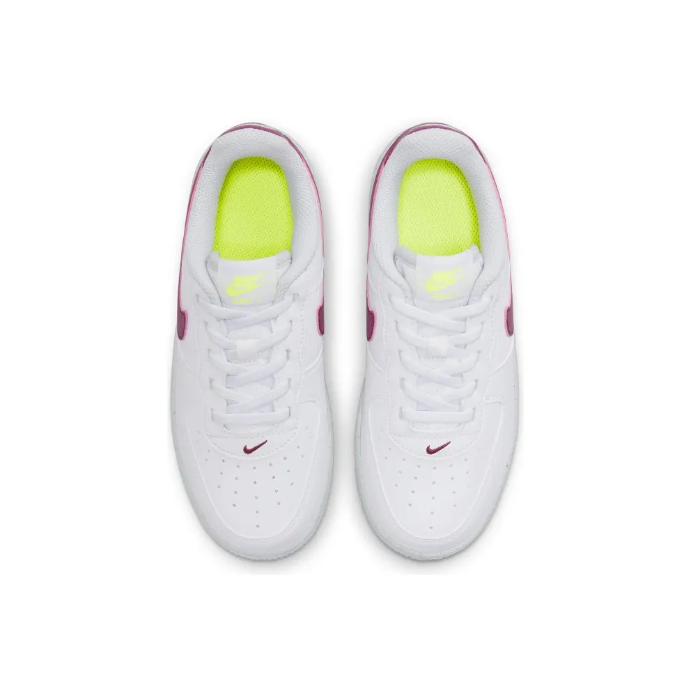 Nike Force 1 Next Natureen “White / Volt / Pure Platinum / Sangria” (DH8696-100)