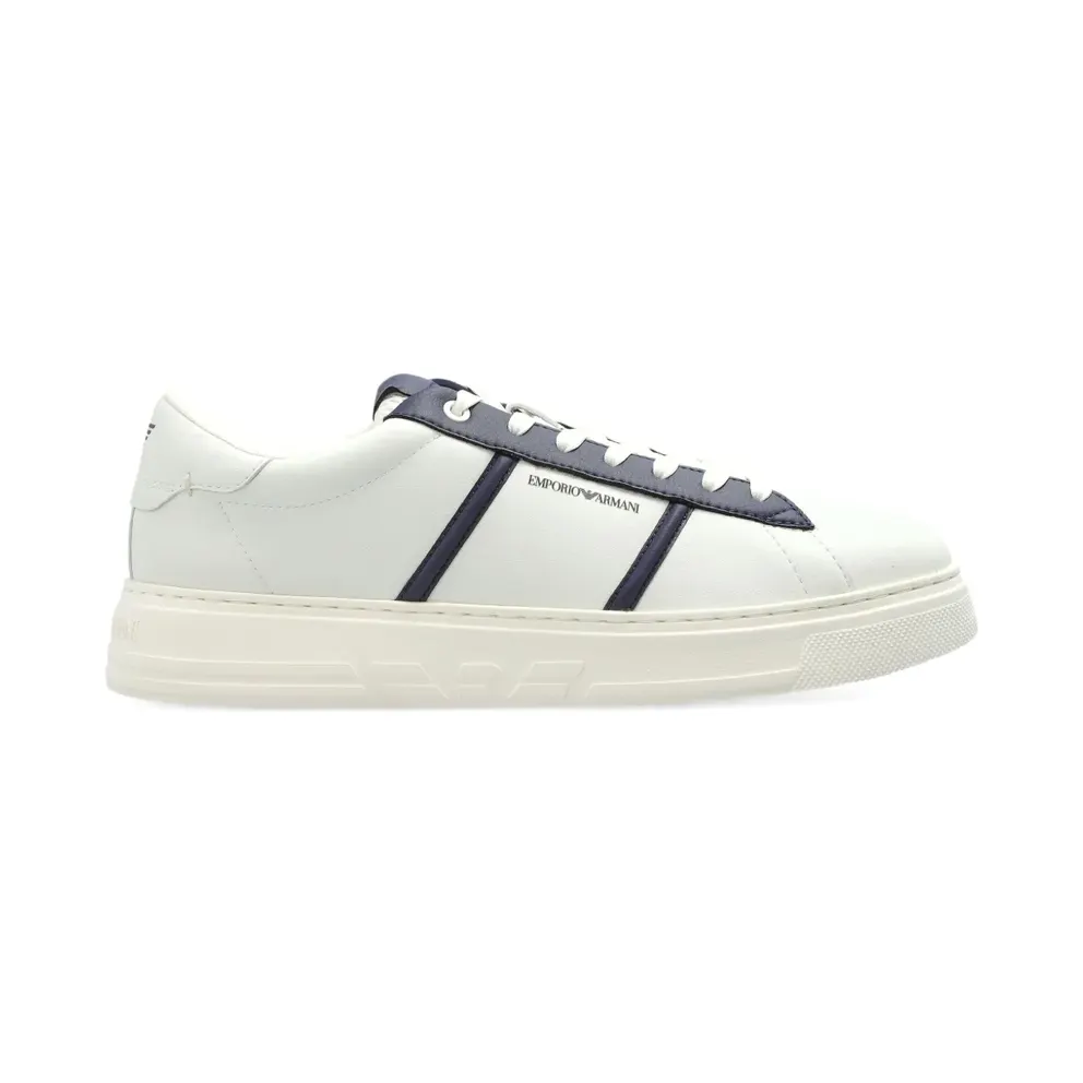 Emporio Armani with leren vlakken – White (EM002854AF18017)