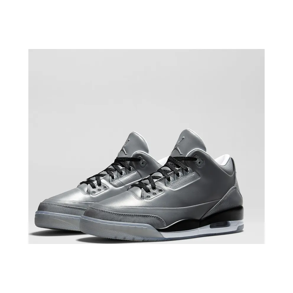 Jordan 3 Retro 5Lab3 Silver Reflect Silver/Reflect Silver-Black-White (631603-003)