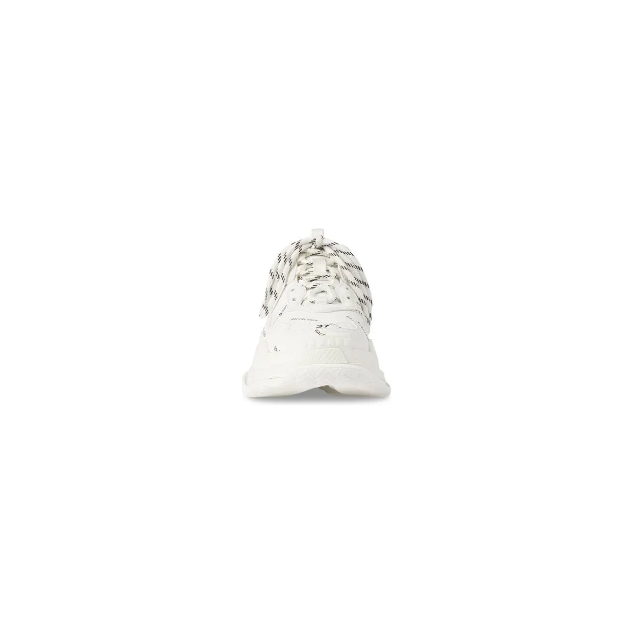 Balenciaga Triple S Allover Logo White (W) (2)