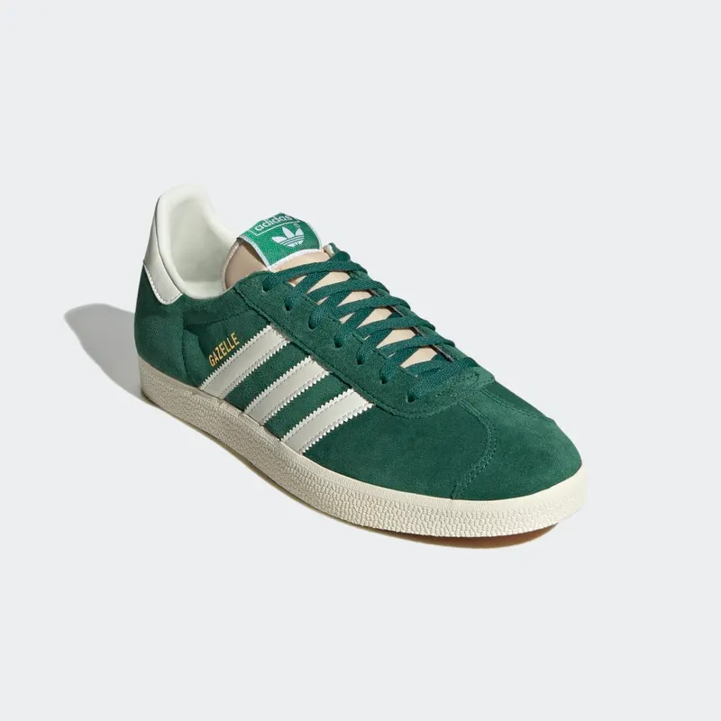 Adidas Gazelle Dark Green / Off White / Cream White (GY7338)