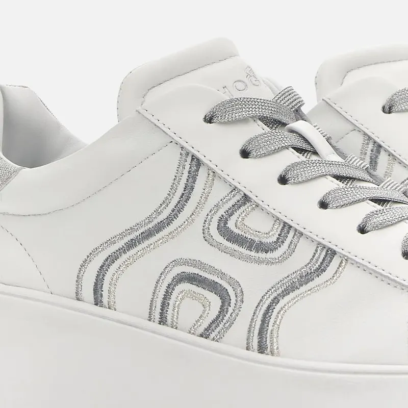 Sneakers Hogan Rebel Silver White (HXW5640ER20JY00351) (5)