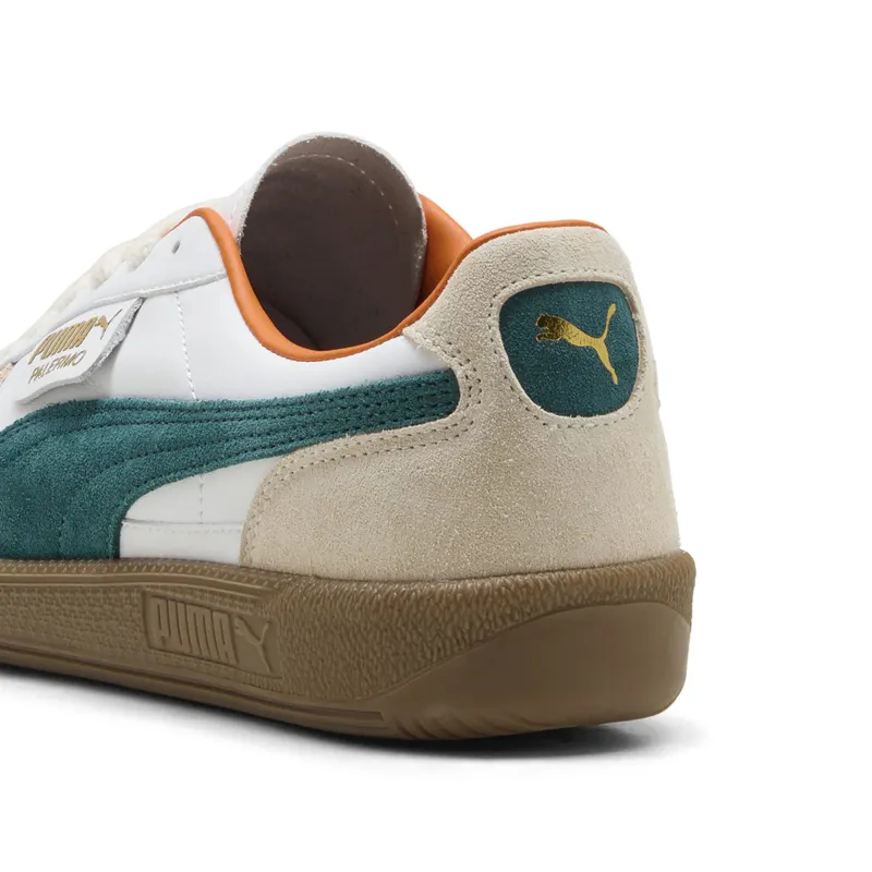 Puma Palermo “Puma White / Emerald Ice / Gum” (396464_26)