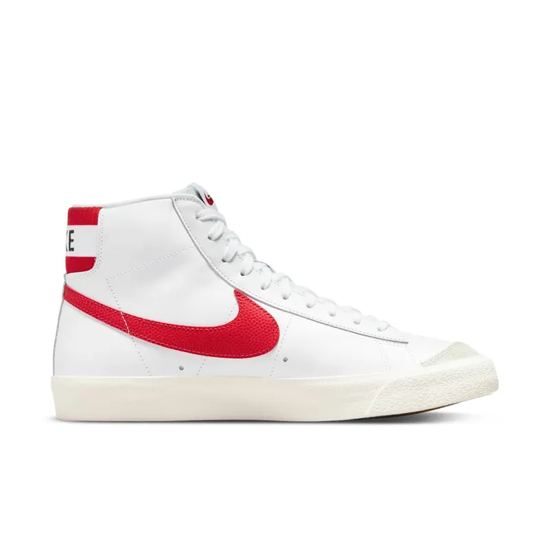 Nike Blazer Mid 77 Vintage Mismatched Basketball Leather Swooshes (DQ7777-100)