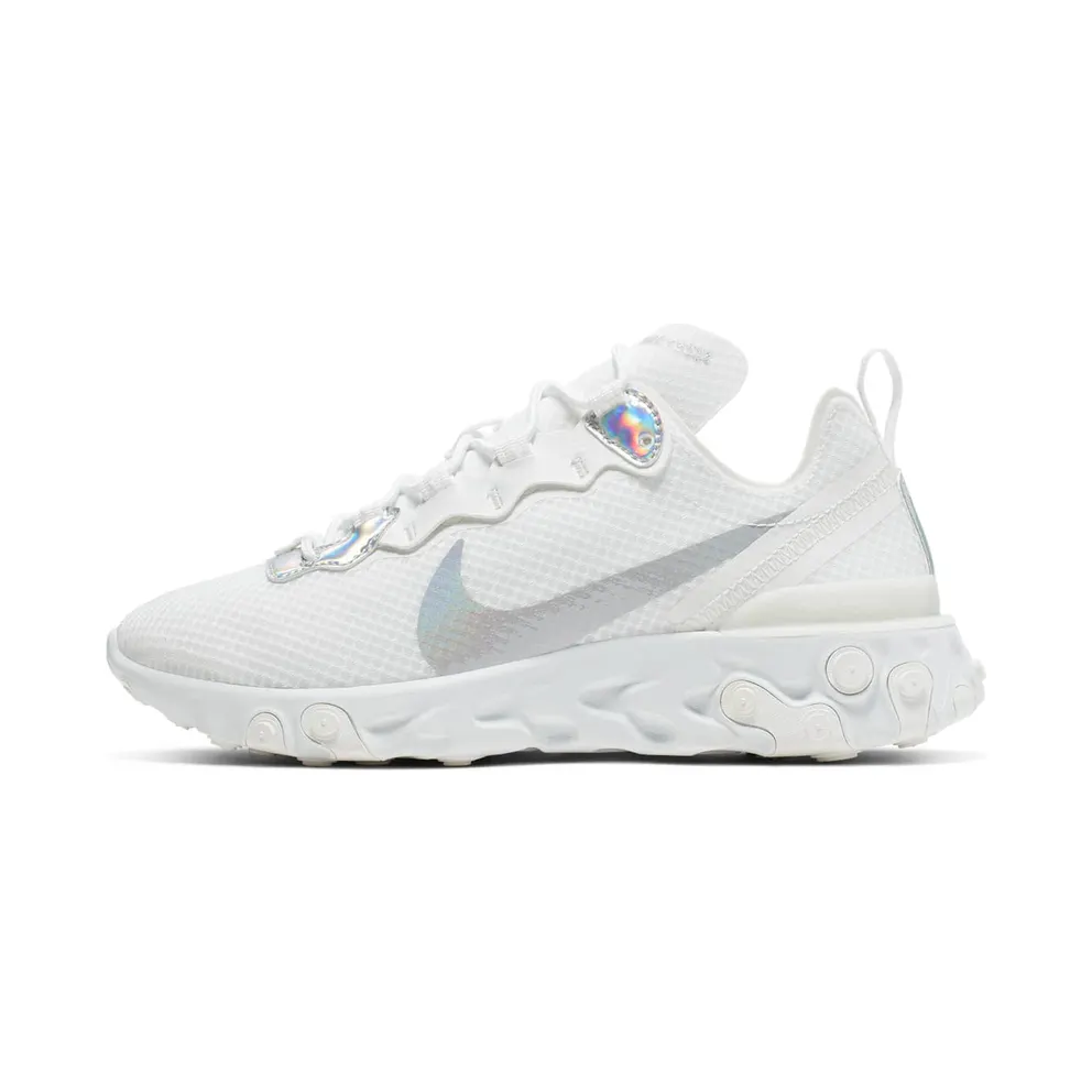 Nike React Element 55 ‘White Iridescent’ (2019) (CN0147-100)