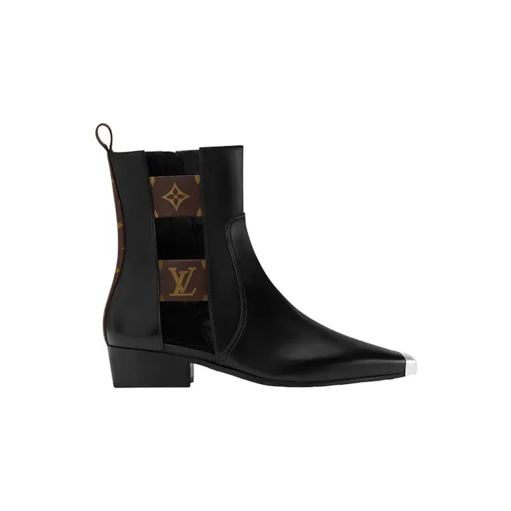 Louis Vuitton Devon Ankle Boots Black (1AISBQ)