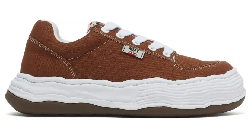 Maison MIHARA YASUHIRO Oliver Sneakers aus Canvas – Braun (A15FW704BROWN)