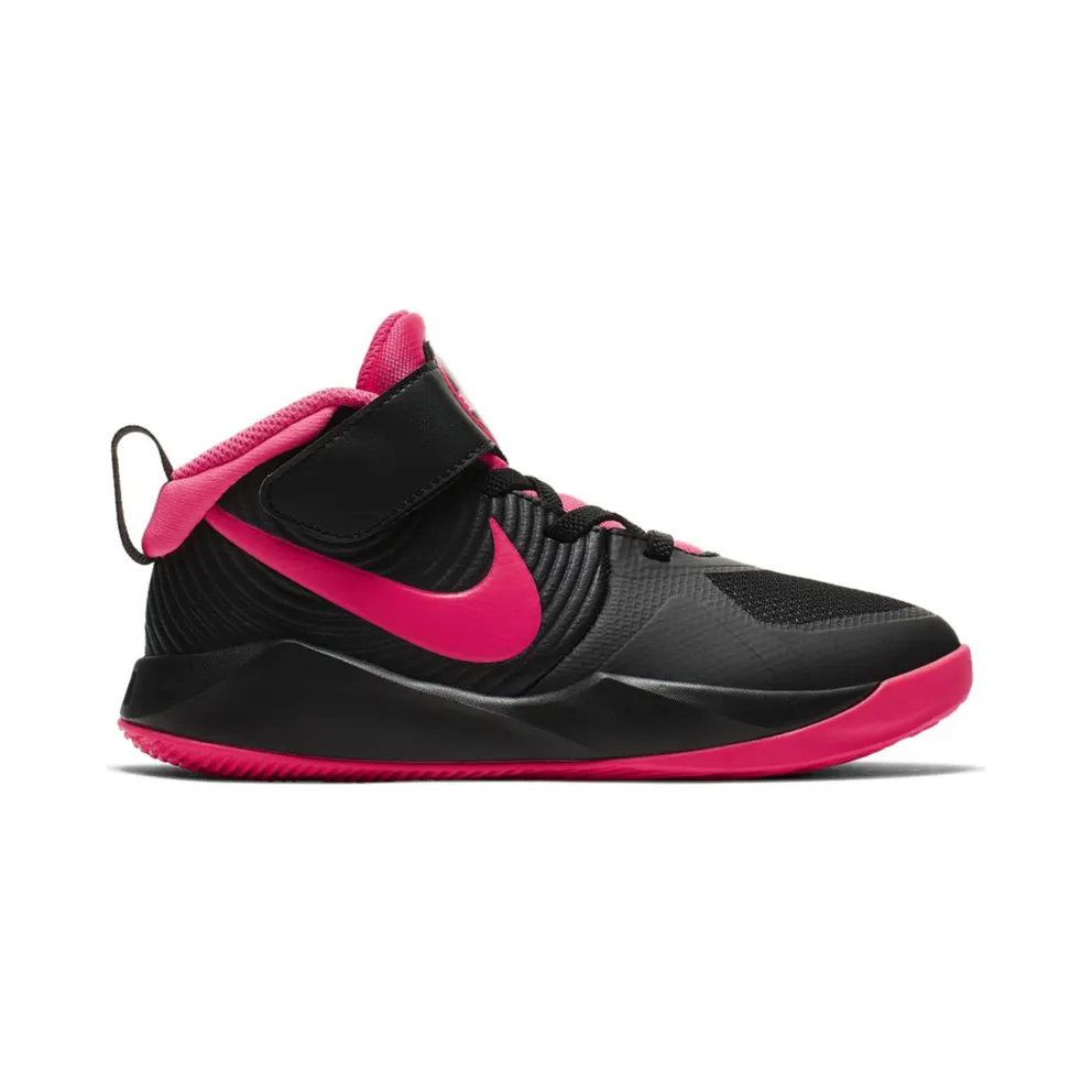 Nike Team Hustle D 9 Black Racer Pink (PS) Black/White/Racer Pink (AQ4225-002)