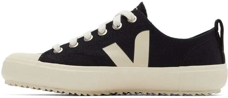 Veja Black & Off-White Canvas Nova (NA0101397)