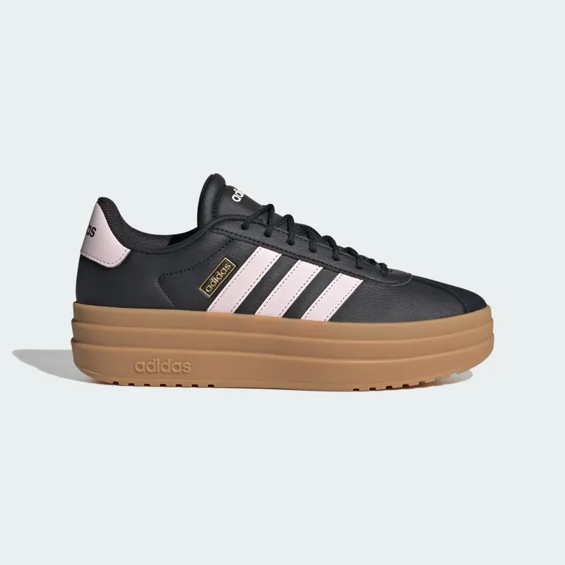 Adidas VL Court Bold Core Black / Distilled Pink / Gold Metallic (KH9451)