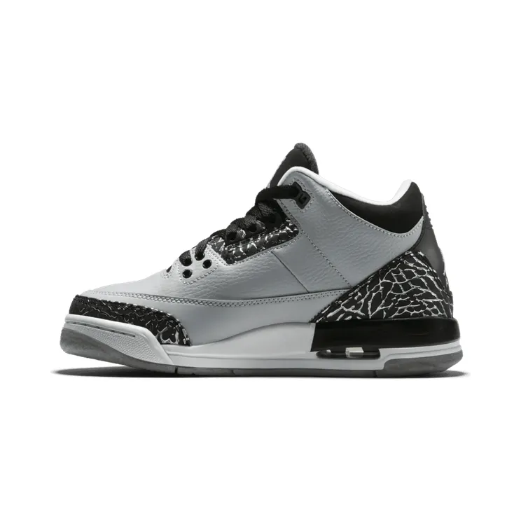 Air Jordan 3 Retro BG Wolf Grey (398614-004)