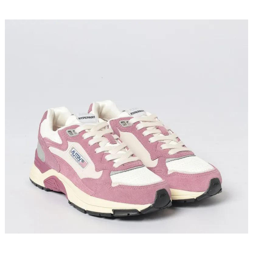 Autry Hyperway Mesh and Suede Sneakers Violet (HYLWSA04)