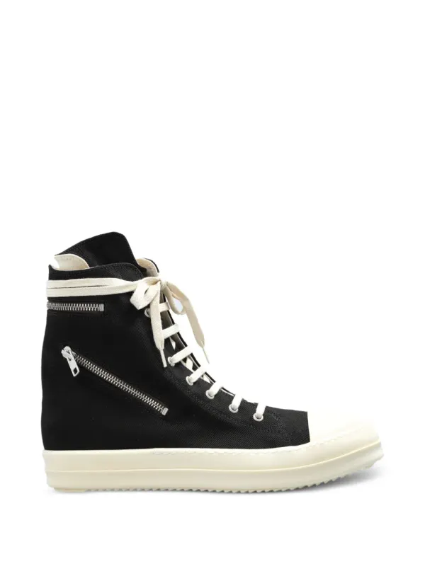 Rick Owens DRKSHDW Sneakers mit Reißverschluss – Black (DU02F6808DO)