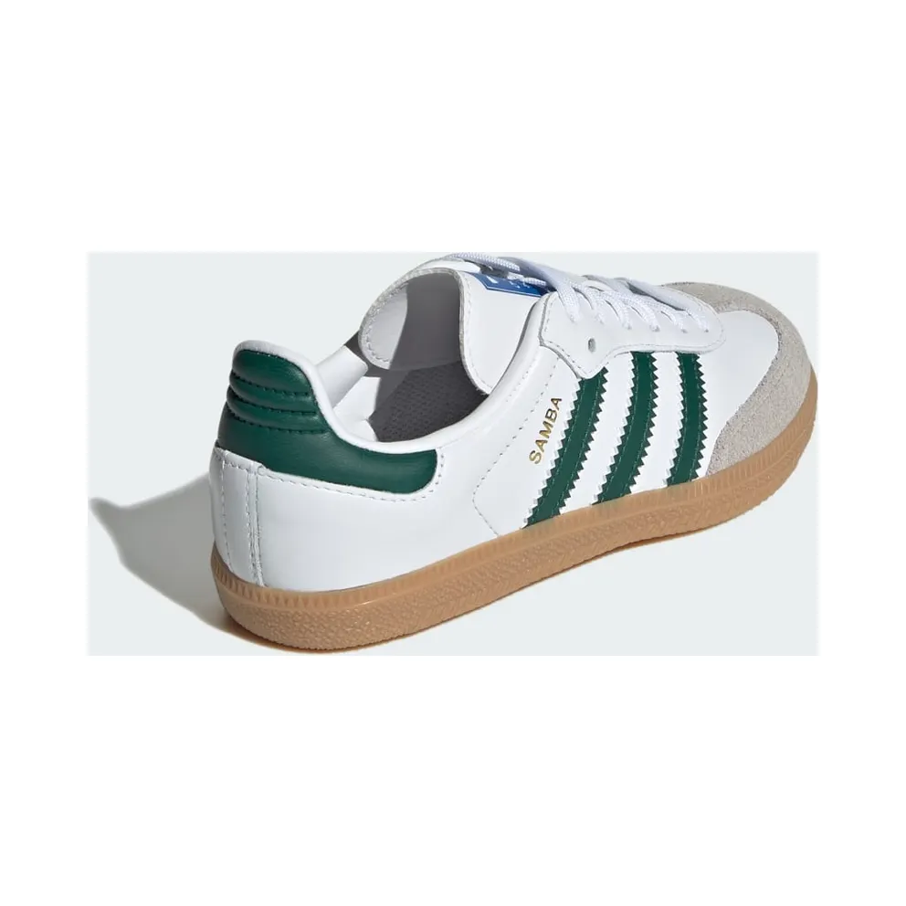 adidas Samba OG Kids Cloud White / Collegiate Green / Gum (IE1334)