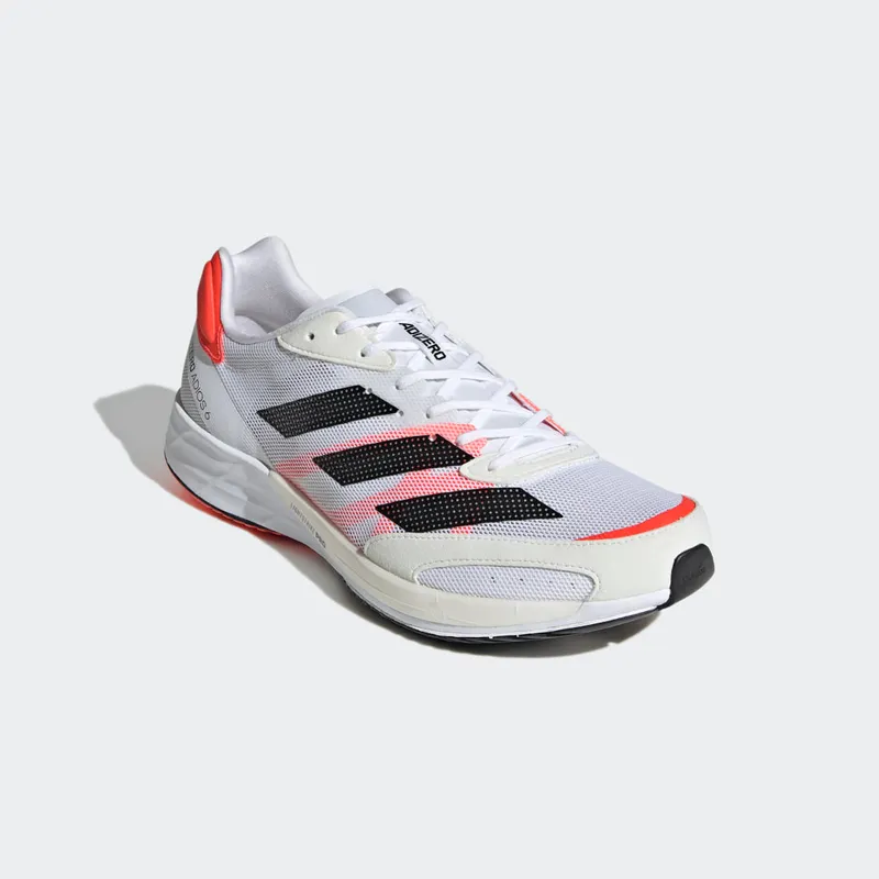 adidas Adizero Adios 6 Cloud White / Core Black / Solar Red (FY4073)