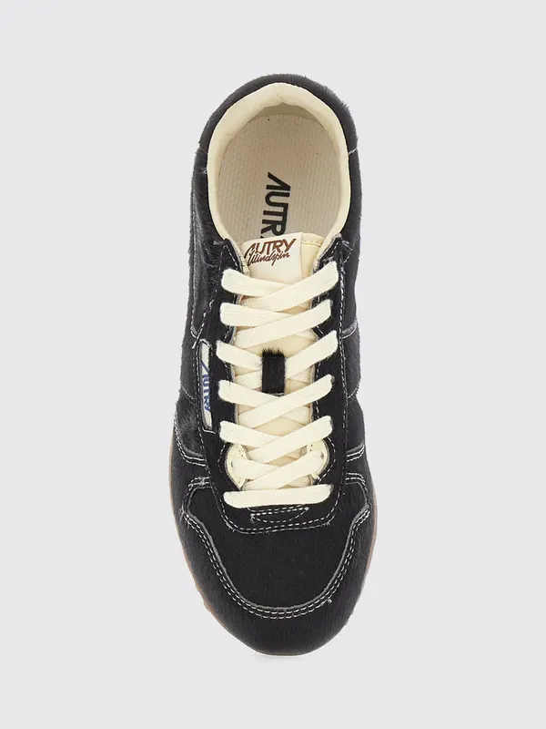 Autry Windspin Low-Top in Pony-Effect Leather Brown (WSLWBN01)