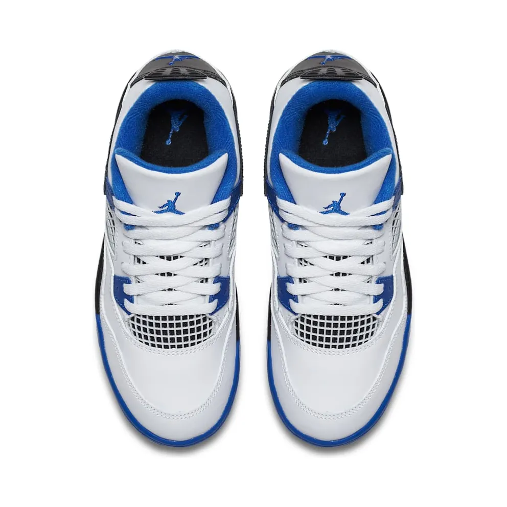 Jordan 4 Retro Motorsports (PS) White/Game Royal-Black (308499-117)