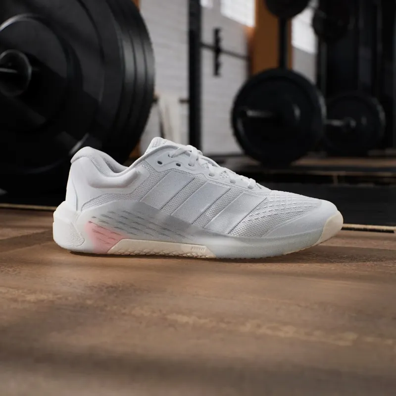 Adidas Dropset 4 Power Training Cloud White / Silver Metallic / Lucid Orange (JR4666)