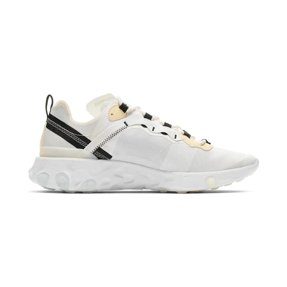 Nike React Element 55 White Pale Vanilla White/Pale Vanilla-Black-Pale Ivory (BQ6166-101)