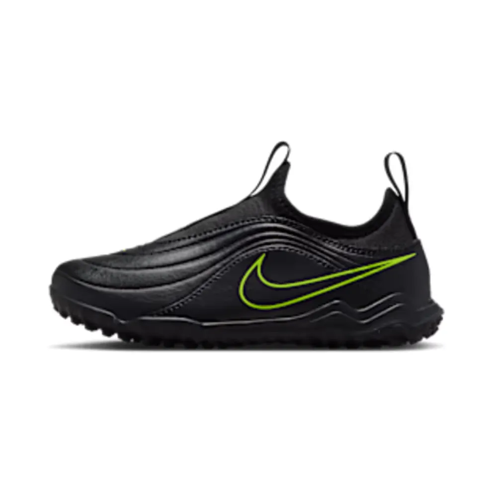 Nike Jr. Tiempo Maestro Flex ‘ Turf High-Top “Black / Volt” (IB5030-007)