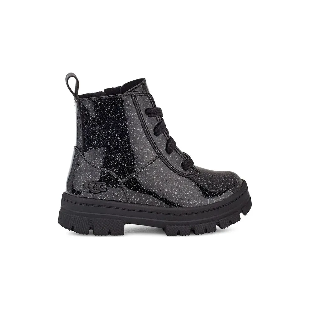 UGG Ashton Lace Up Boot Glitter Black (1151571T-GTBC)