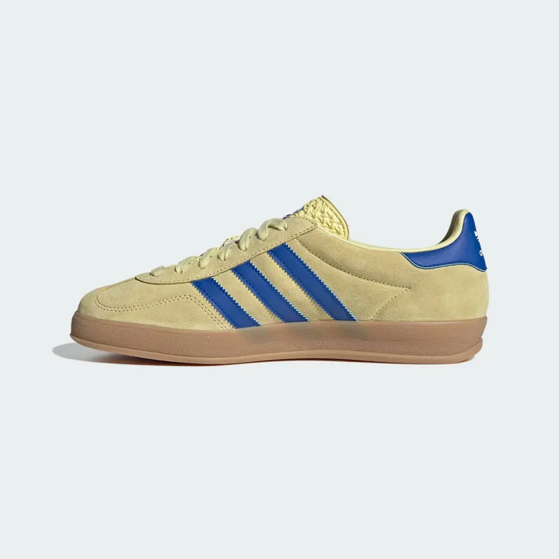 Adidas Gazelle Indoor Powder Yellow / Royal Blue / Cloud White (JH5406)