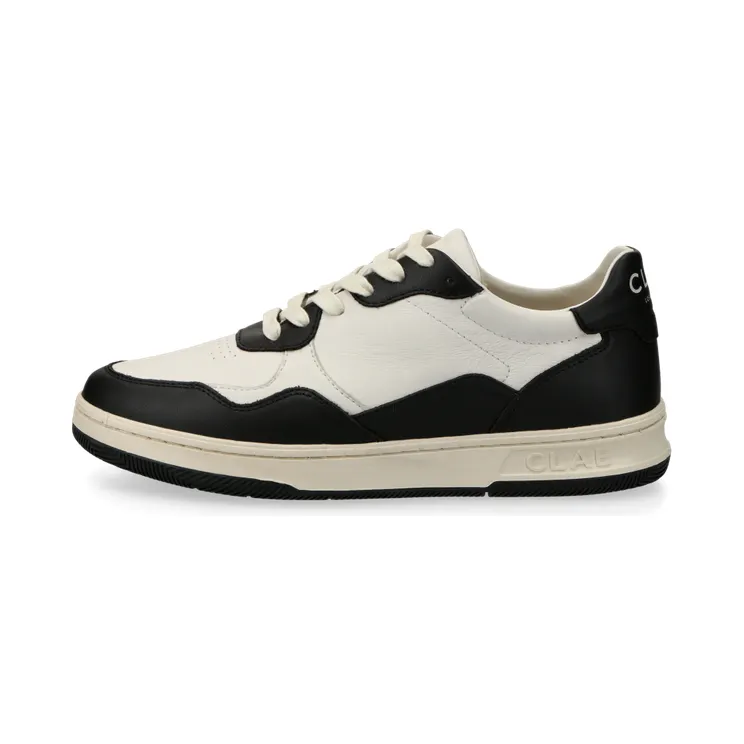 CLAE Elford (black leather / off-white) – CL23AEF02