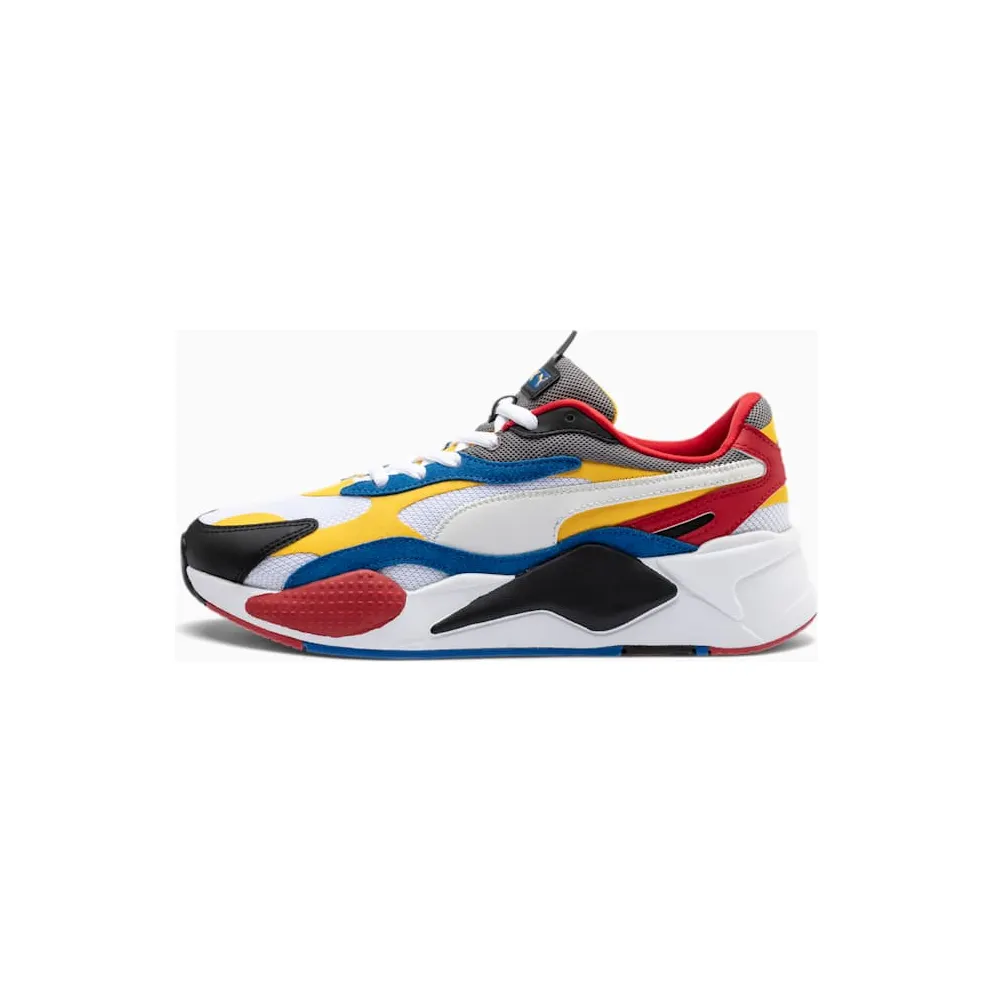 Puma RS-X3 Puzzle White Yellow Puma White/Spectra Yellow (371570-04)