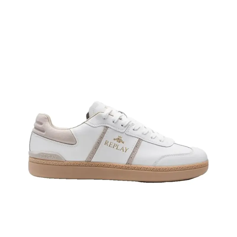 Replay sneaker Lichtbruin / White (RSD70009L-0061)