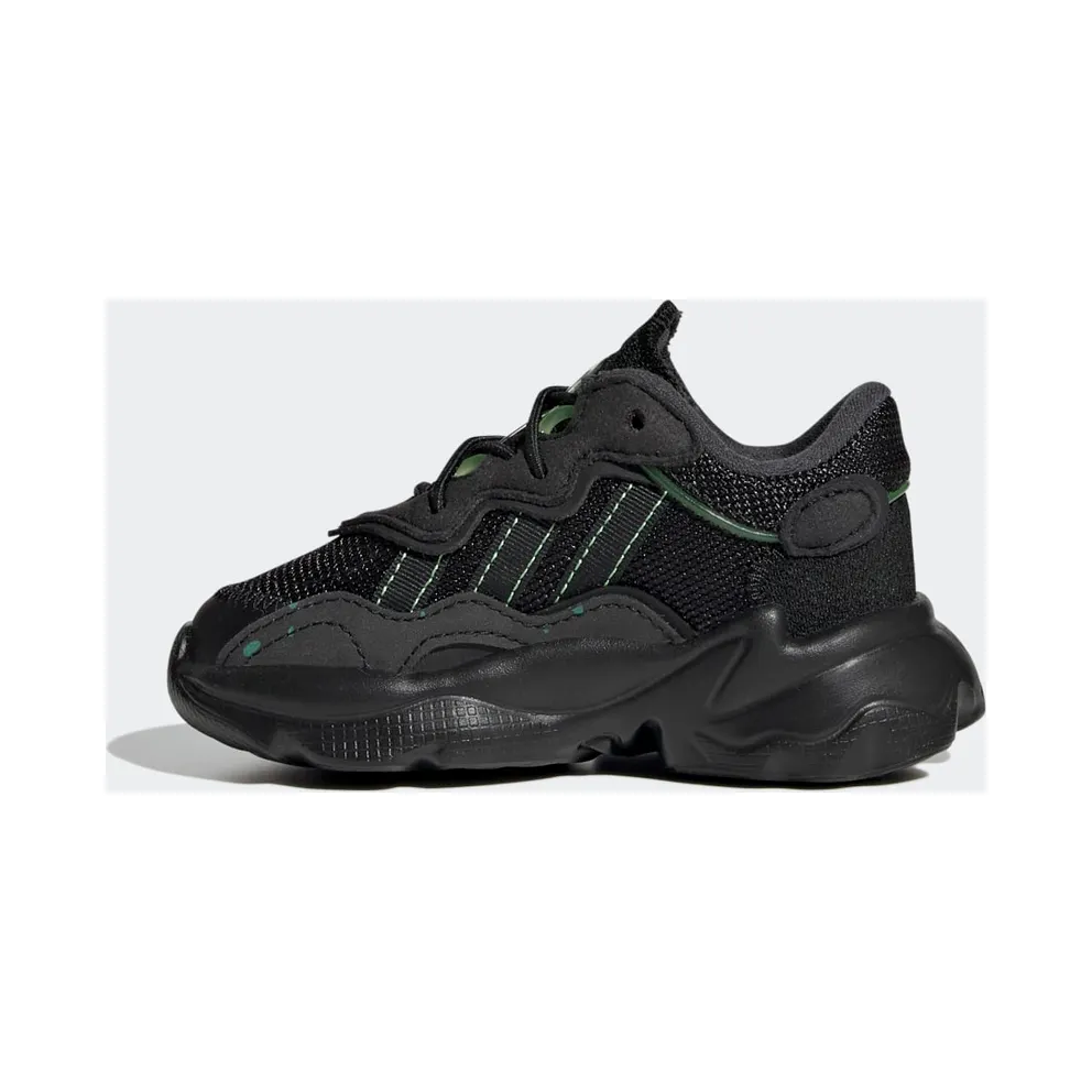 Adidas OZWEEGO Core Black / Core Black / Solar Green (HR0242)