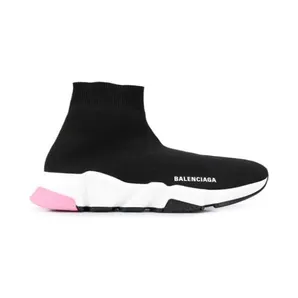 Balenciaga Speed Trainers Mid Black Light Pink (W)
