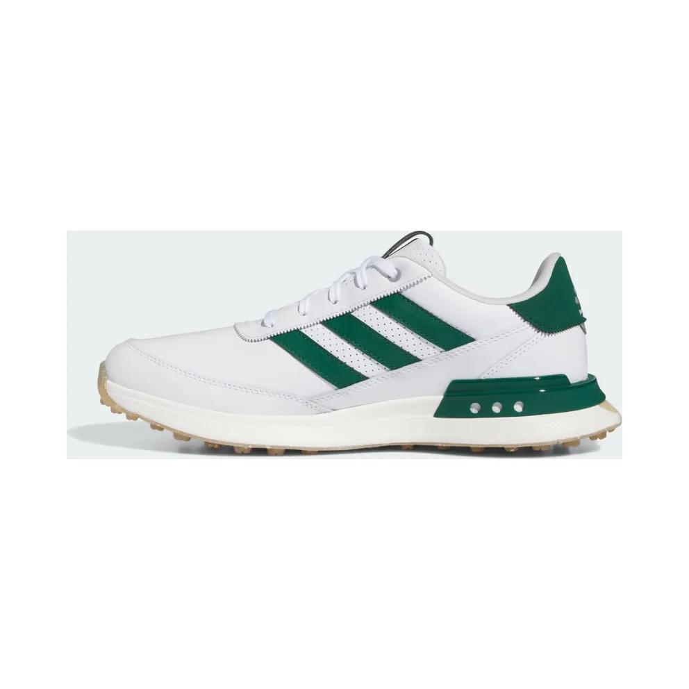 adidas S2G Spikeless Leather 24 Golf Cloud White Collegiate Green Gum (IF0299)