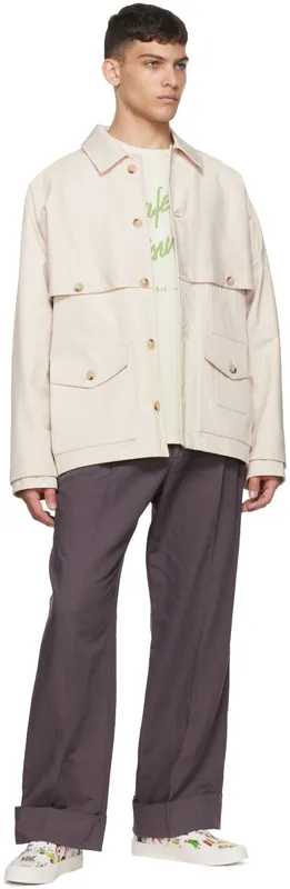 Maison Kitsuné White Olympia Le-Tan (IU04741WE4001)