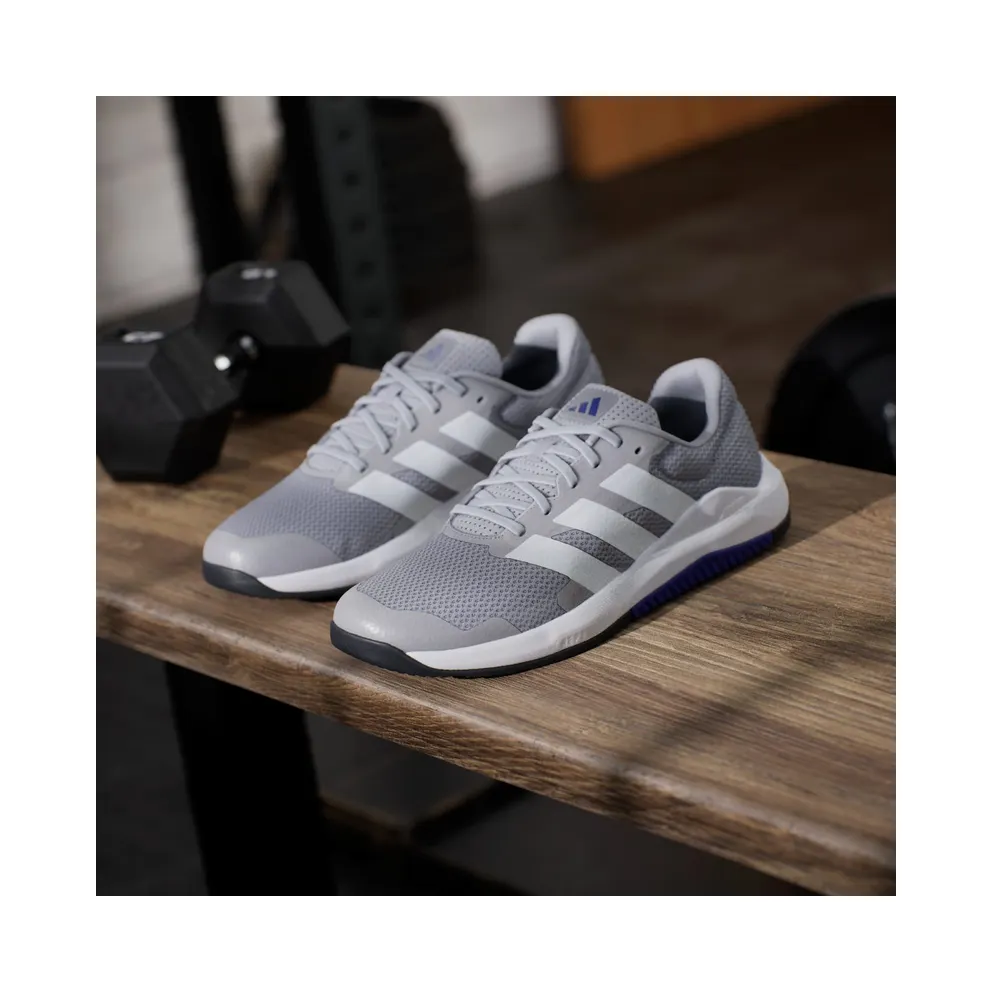 Adidas Dropset Base Training Shoes Halo Silver / Cloud White / Pure Purple (KJ9169)