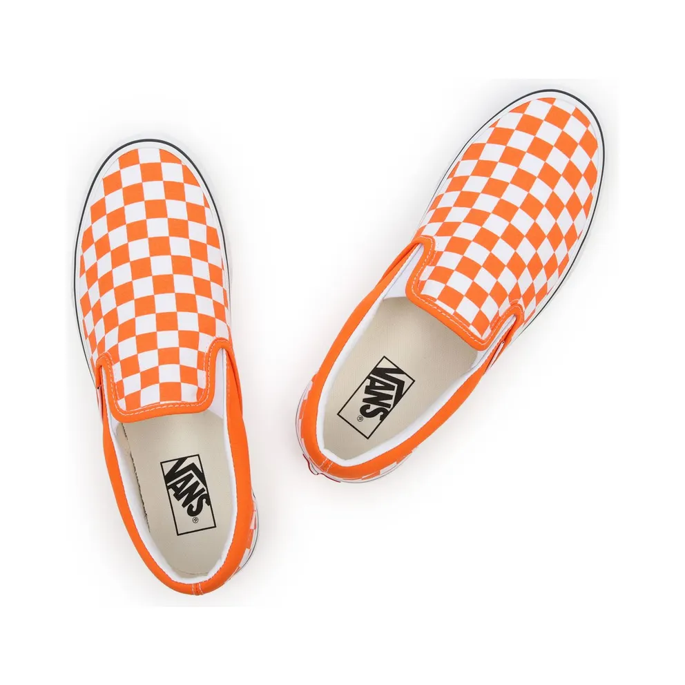 VANS Checkerboard Classic Slip-on Shoes Orange (VN000XG8AZZ)