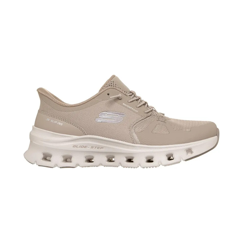 Skechers Slip-ins Waterproof: Glide-Step Pro – Soft Mist Sneaker Taupe