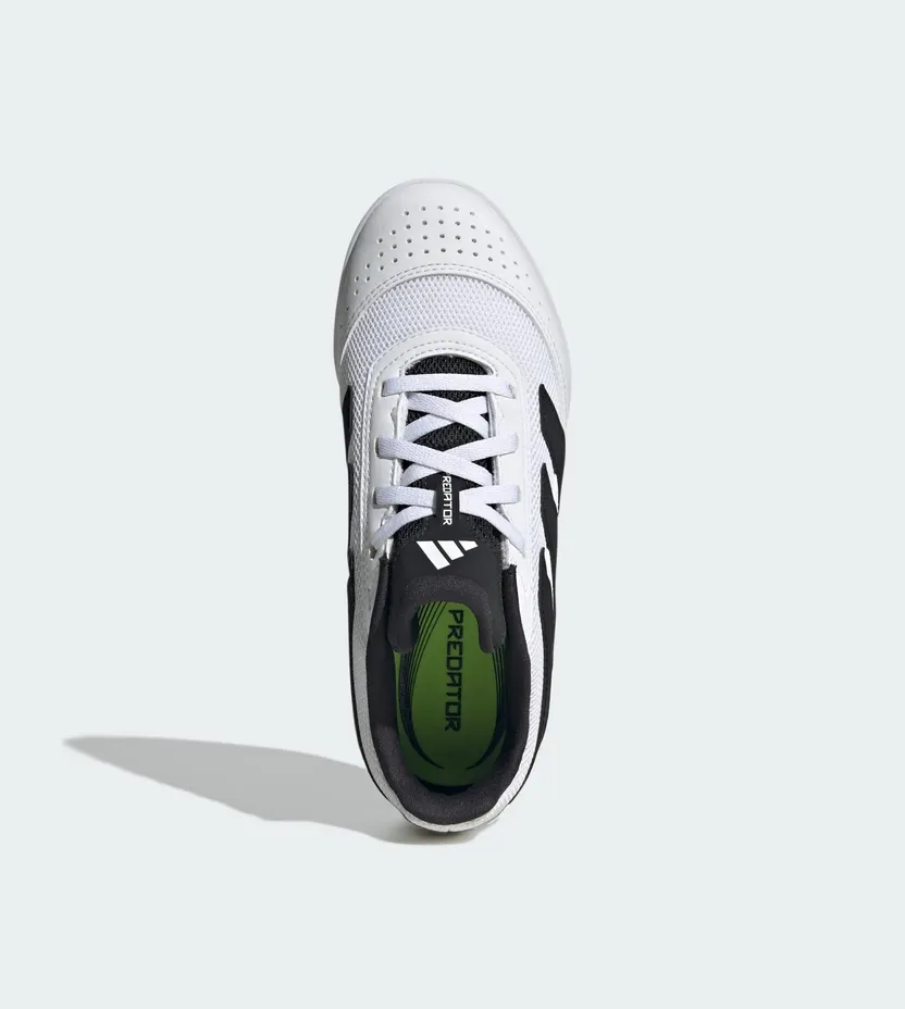 adidas Predator Club Indoor Sala Cloud White Core Black Lucid Lemon (JR7026)