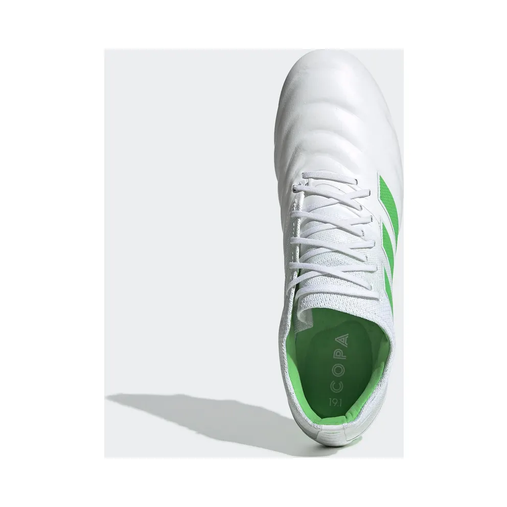 adidas Copa 19.1 Firm Ground Cloud White Solar Lime Cloud White/Solar Lime/Cloud White (BB9186)