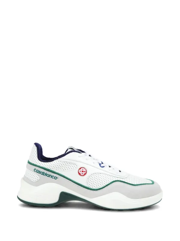 Casablanca Court Championship leren sneakers – White (ASS26SNK03001)