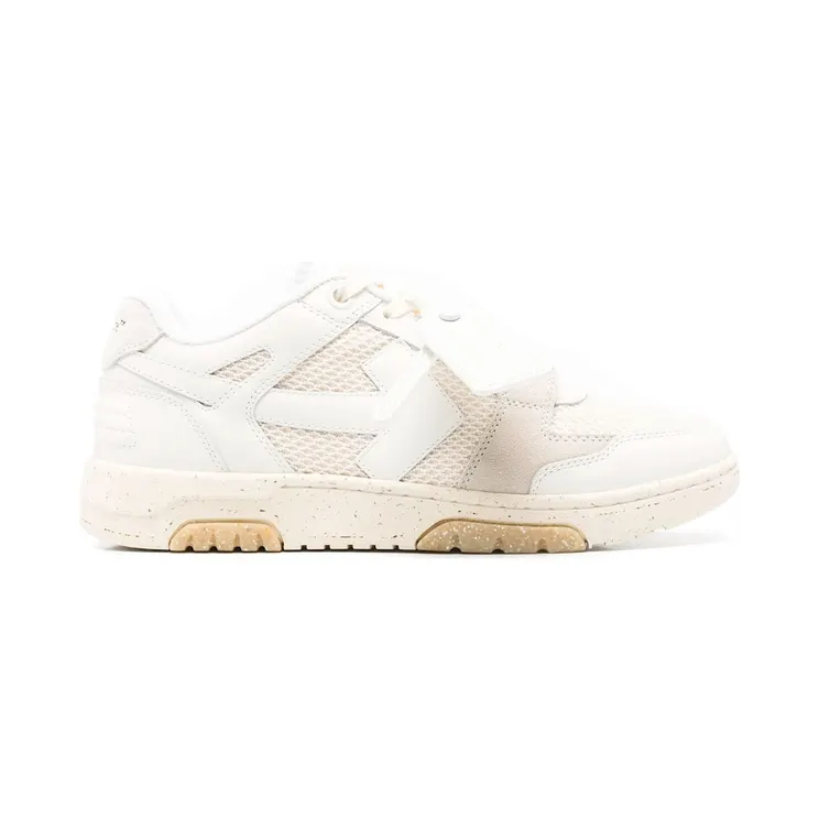 OFF-WHITE Out Of Office Slim Low Tops White/Cream (OMIA243C99LEA002010A)