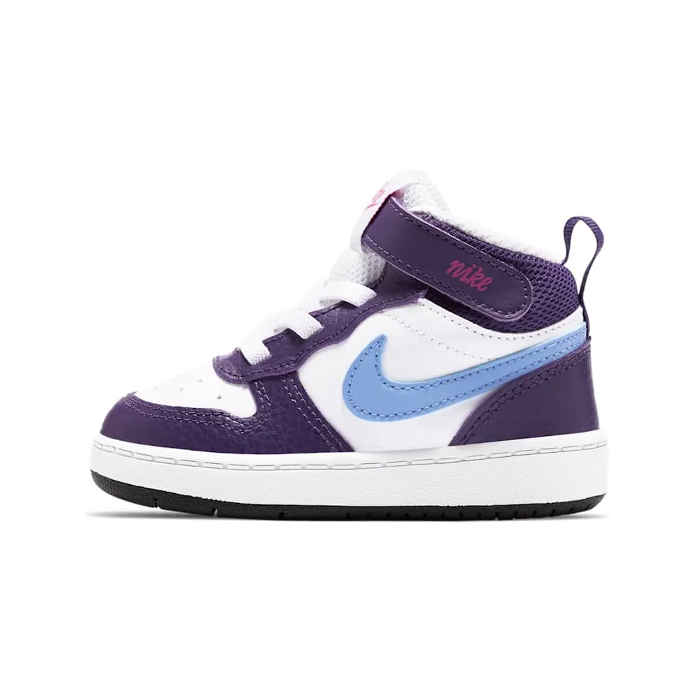 Nike Court Borough Mid 2 White Eggplant Royal Pulse (CD7784-106)