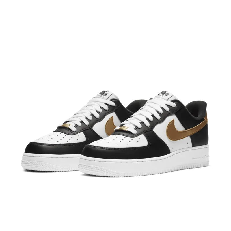 Nike Air Force 1 Low Black White Metallic Gold Black/White-Metallic Gold (CZ9189-001)