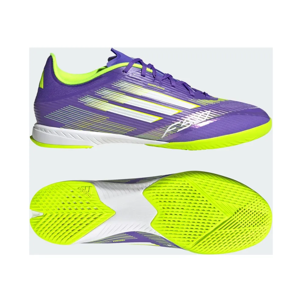 adidas F50 League Indoor Purple Rush Cloud White Lucid Lemon (JH7719)