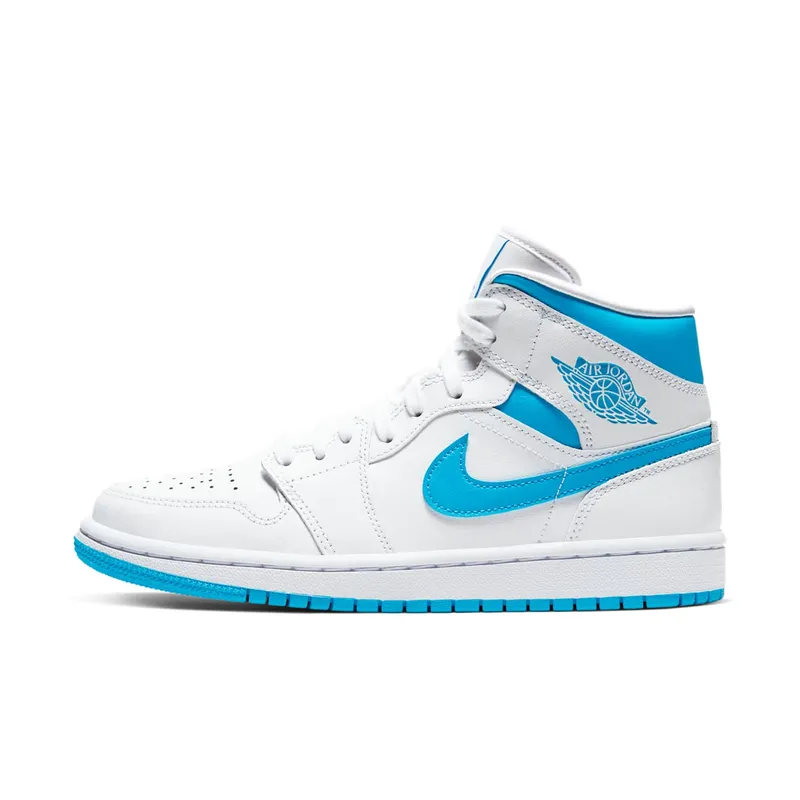 Air Jordan WMNS Nike AJ 1 Mid UNC (2020) (BQ6472-114)