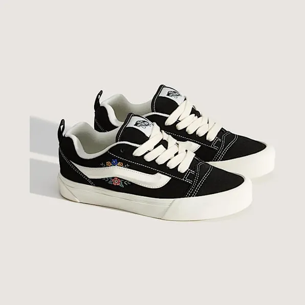 Vans Knu Skool Black Floral (VN000D75F2B)