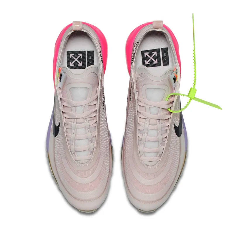 Nike Air Max 97 Off-White Elemental Rose Serena “Queen” Elemental Rose/Black-Barely Rose-White (AJ4585-600)