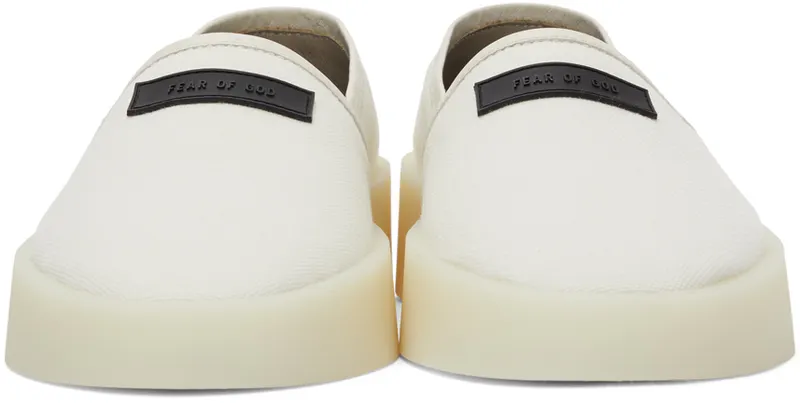 Fear of God White Canvas Espadrille (FG80-013CNV)