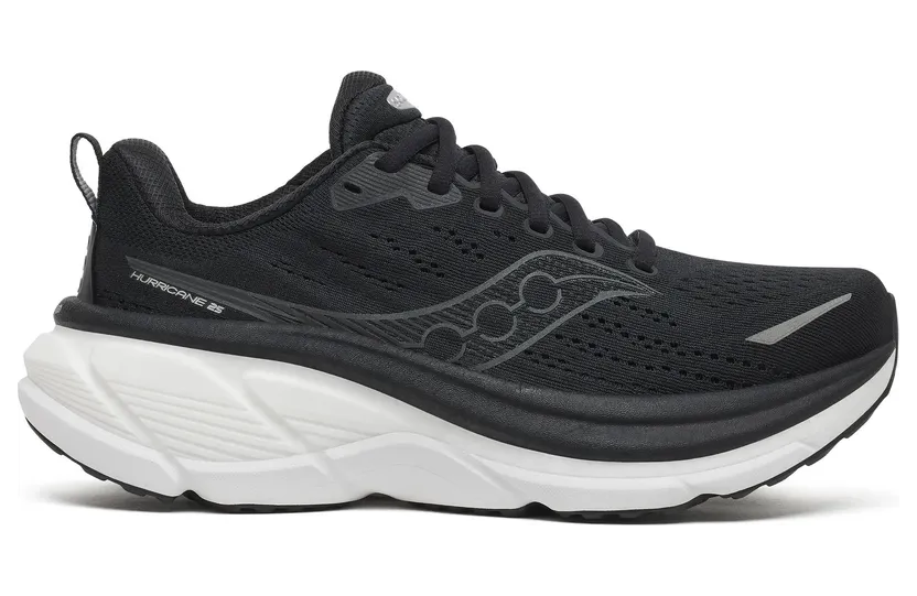 SAUCONY Hurricane 25 Wide “Black / White” (S11027-200)