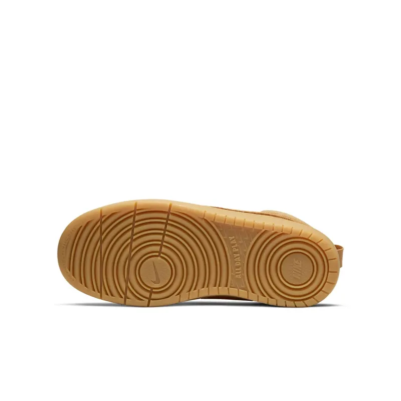 Nike Court Borough Mid 2 Boot GS ‘Wheat’ Wheat/Wheat/Gum Medium Brown (BQ5440-700)