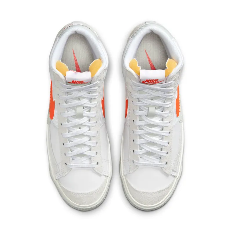 Nike Blazer Mid ’77 Pro Club “Remastered – White Safety Orange” (DQ7673-103)